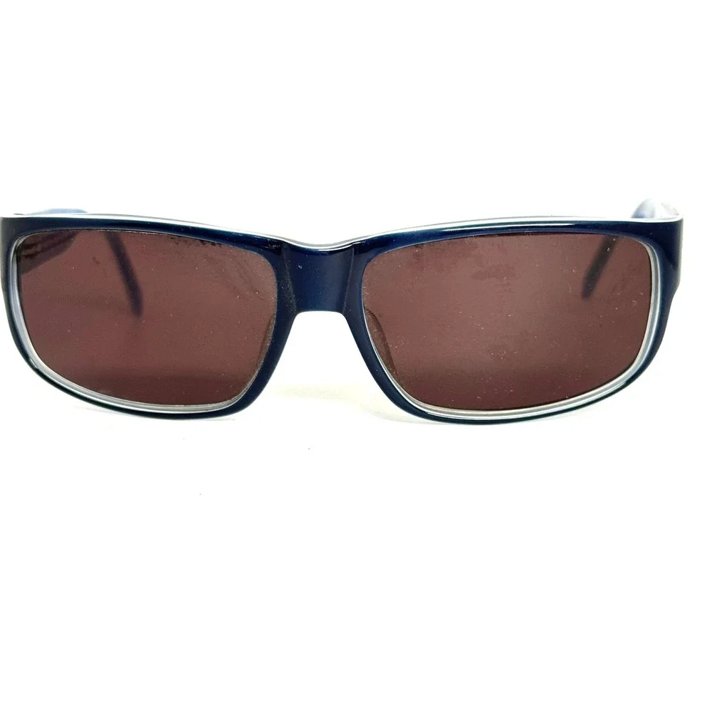 Lacoste Blue Wrap Sunglasses LA12452‎ BL 63-11-120 Navy Rectangular Sporty Mens